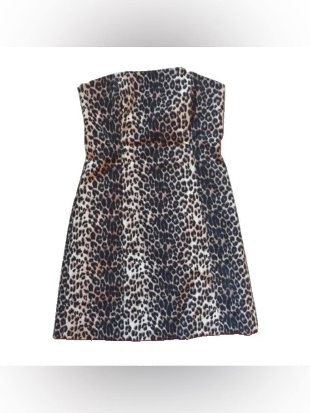 Vintage Cache Leopard Mini Dress Size Small